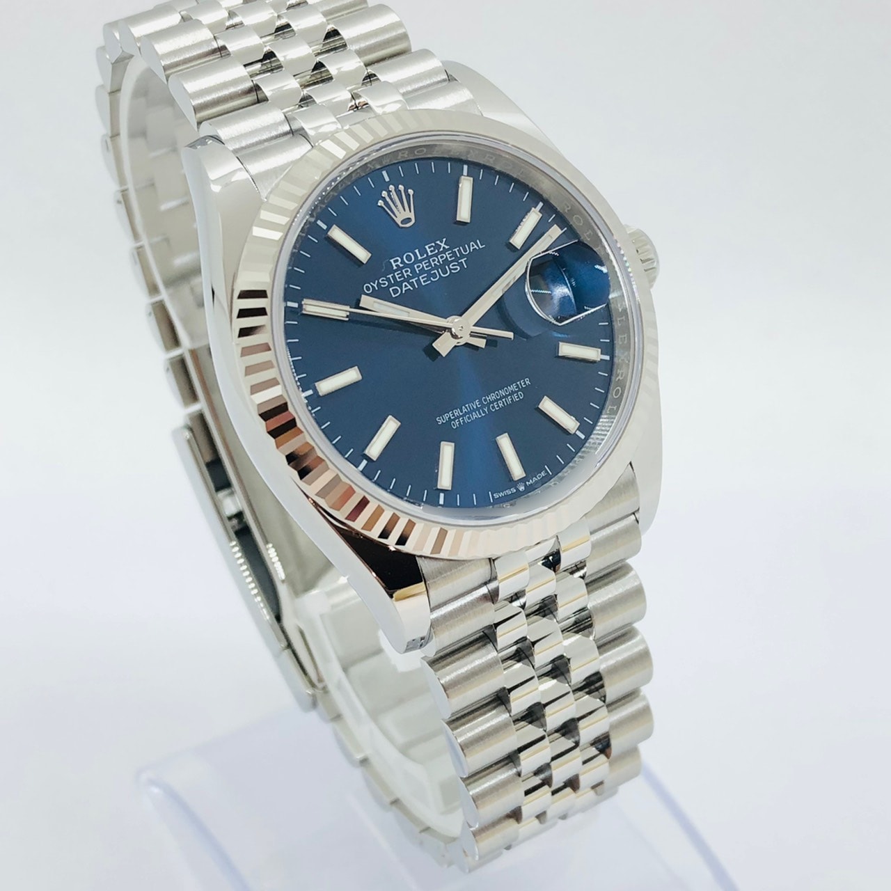 Pre-Owned Rolex Datejust 126234 Blue