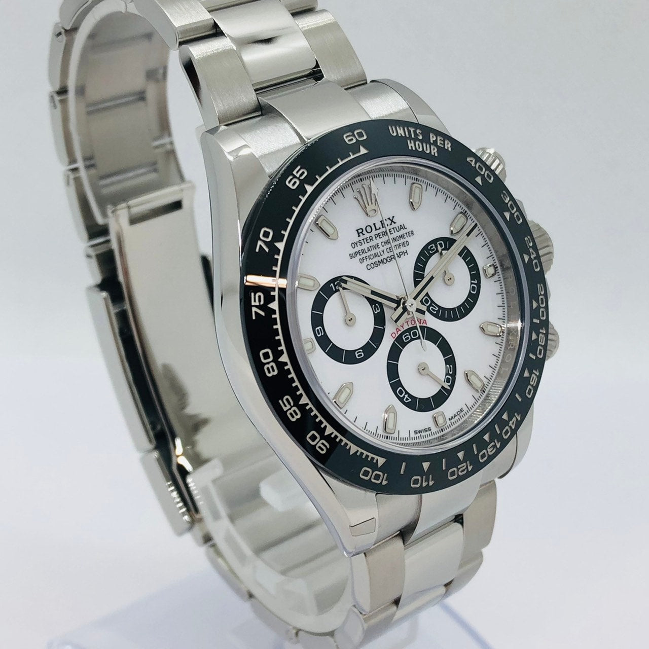 プレオウンド ロレックス デイトナ 116500LN オイスターブレスレット ホワイト 40mm