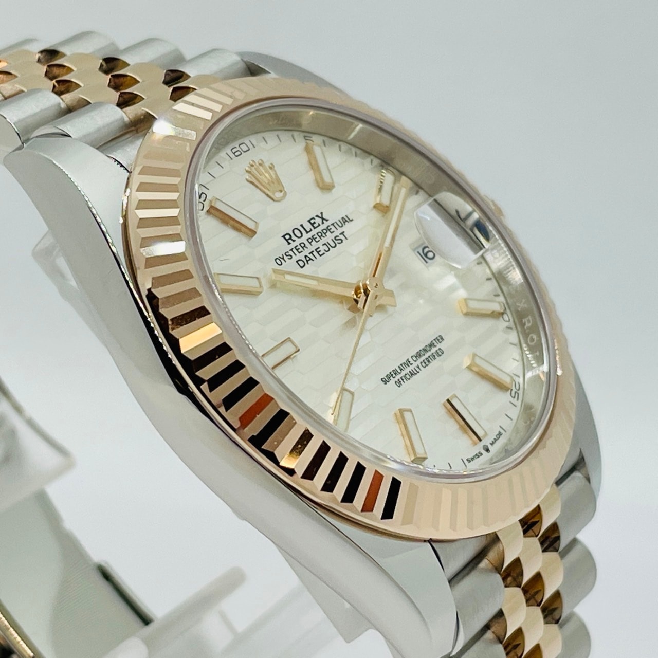 Pre-Owned Rolex Datejust 126331 Silver Fluted Motif