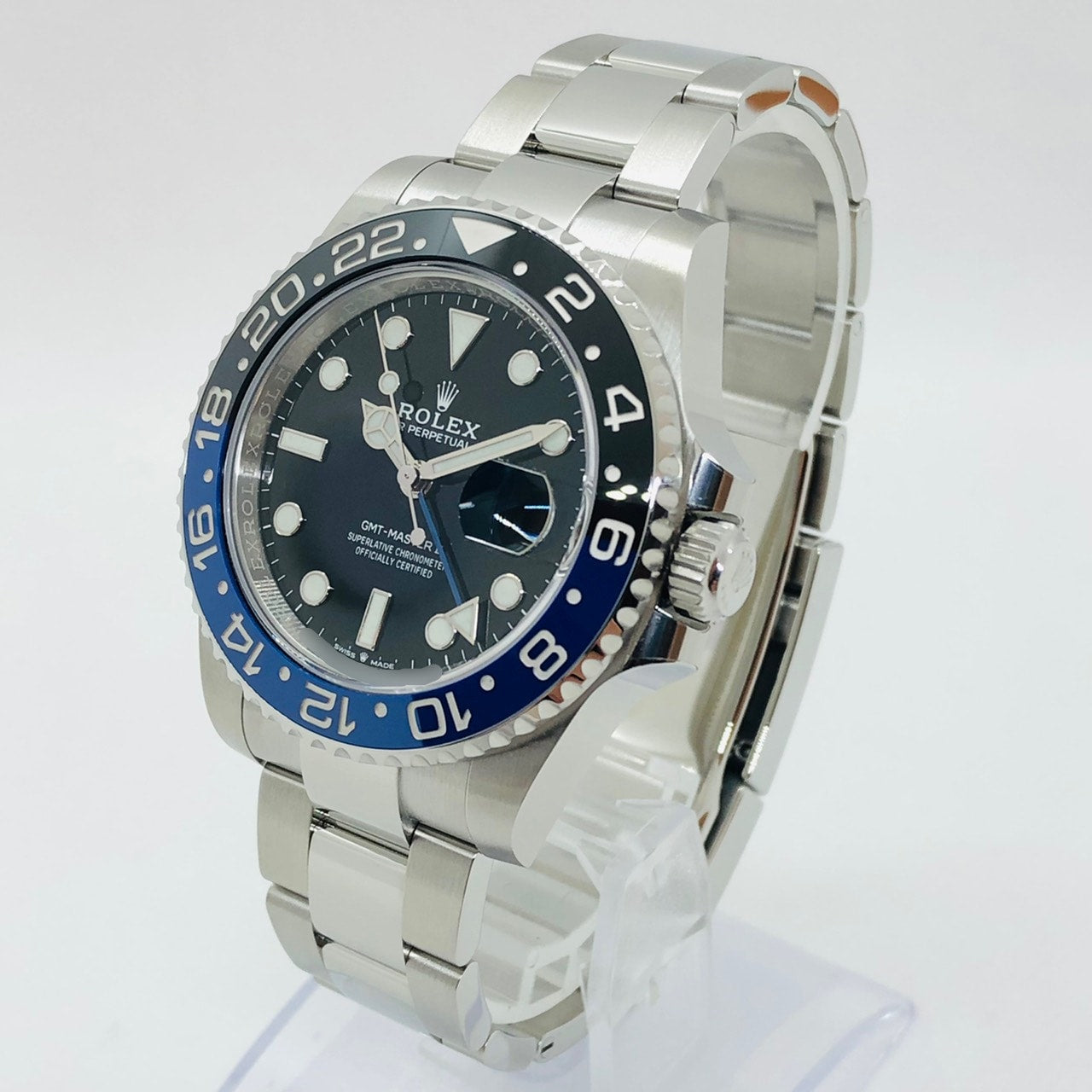 롤렉스 GMT 마스터 II 126710BLNR 굴 팔찌 검은 배트맨