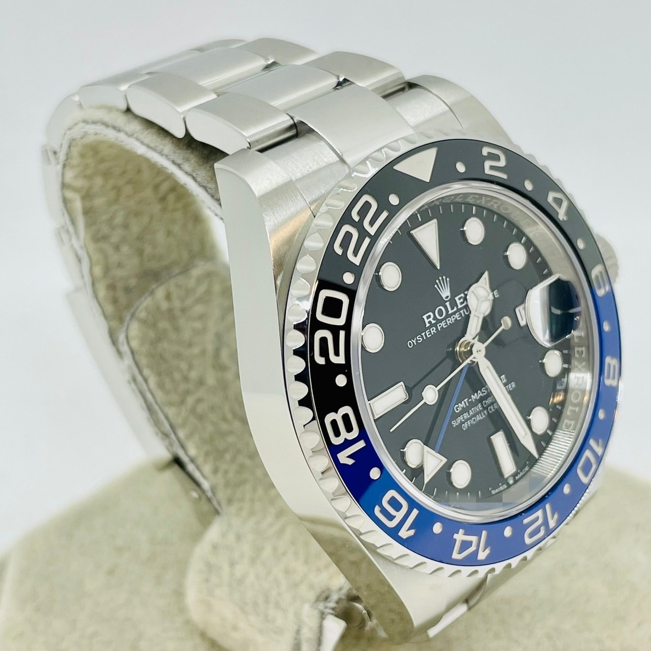 롤렉스 GMT 마스터 II 126710BLNR 굴 팔찌 검은 배트맨