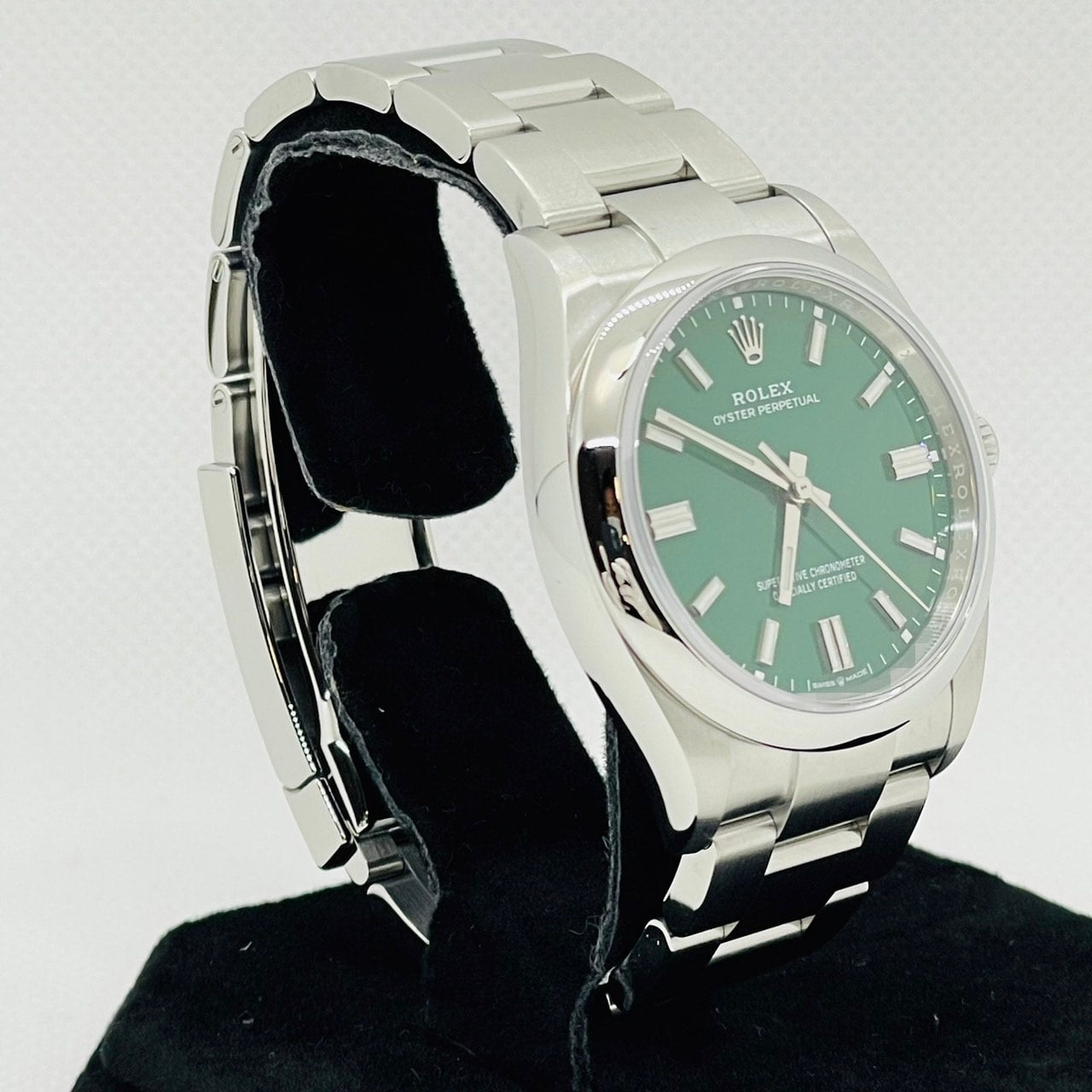 劳力士 Oyster Perpetual 126000 蚝式手链 绿色