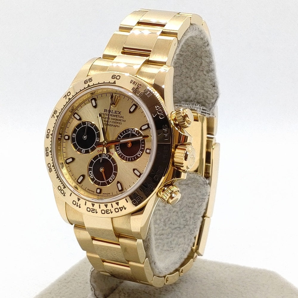 Pre-Owned Rolex Daytona 116508 Oyster Bracelet Champagne & Black