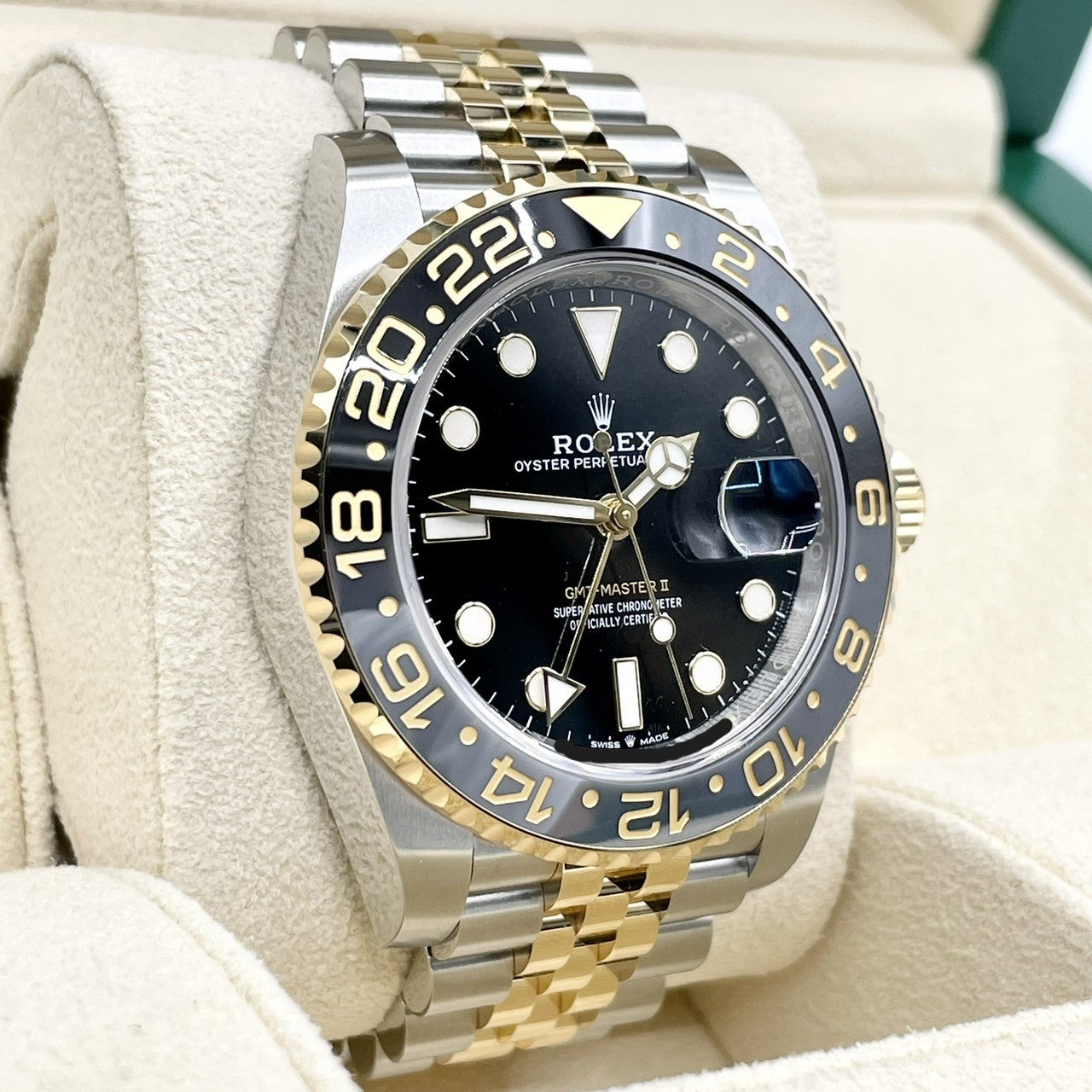 롤렉스 GMT 마스터 II 126713GRNR Jubilee 팔찌 40mm