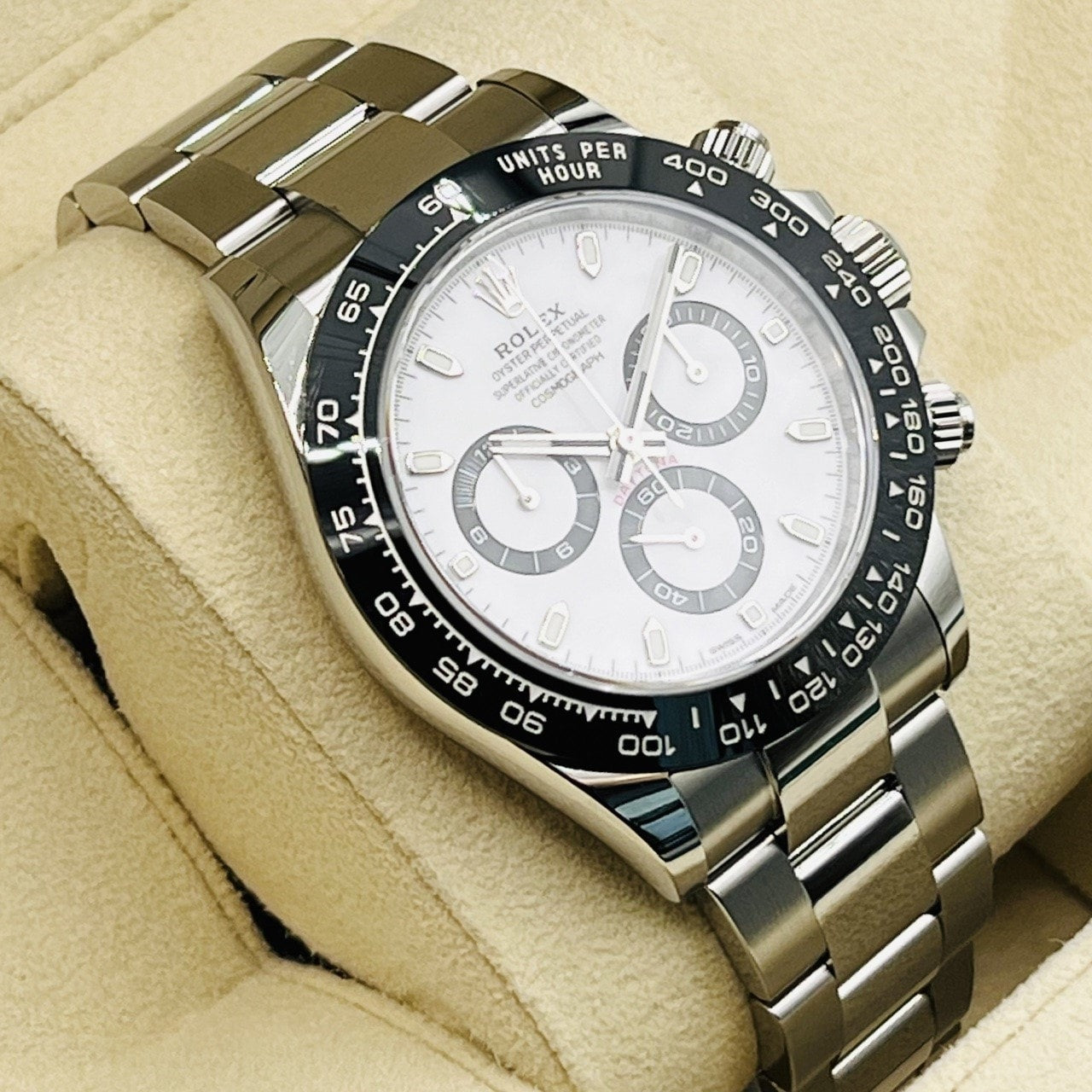 ロレックス デイトナ 116500LN オイスターブレスレット ホワイト 40mm
