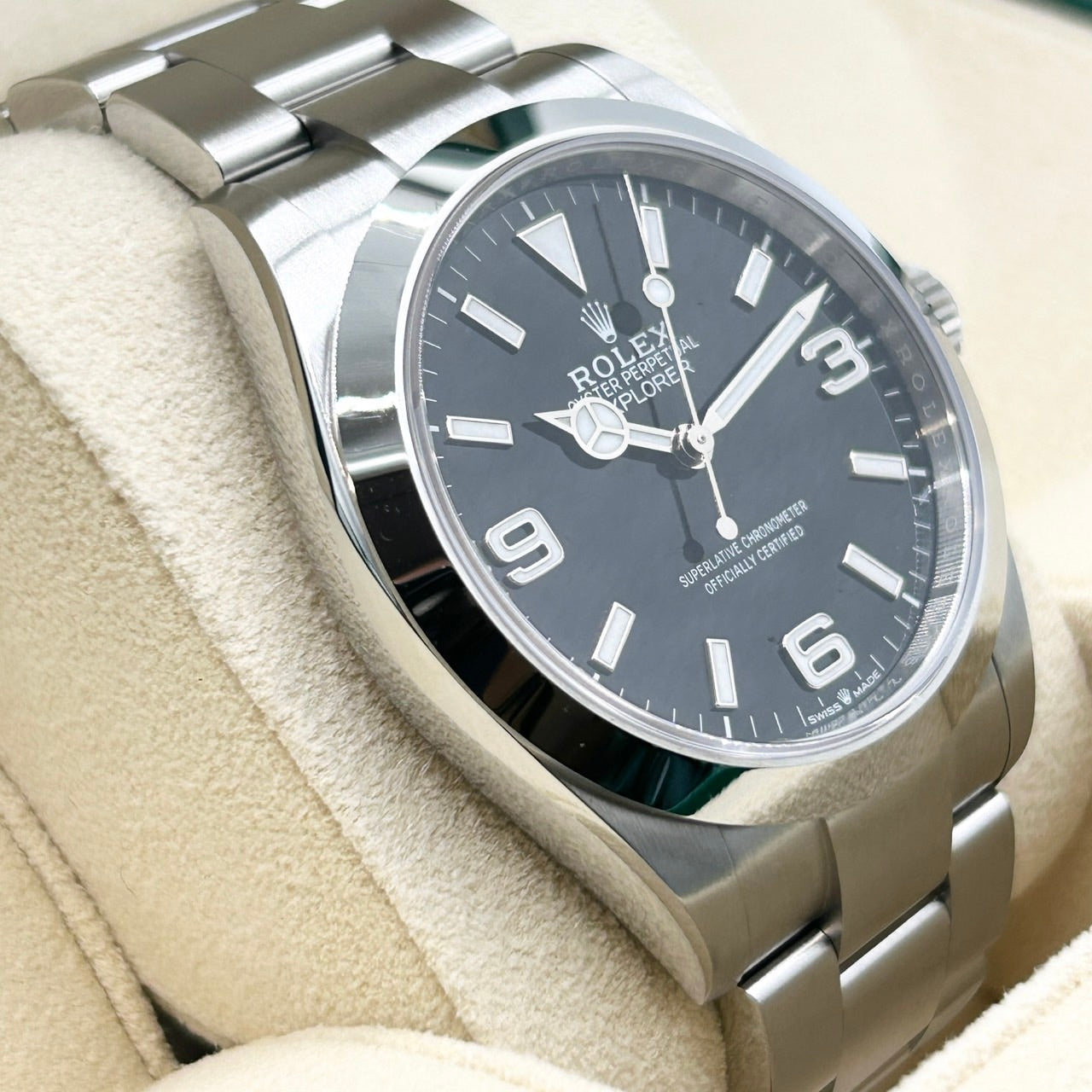 롤렉스 탐색기 224270 블랙 40mm