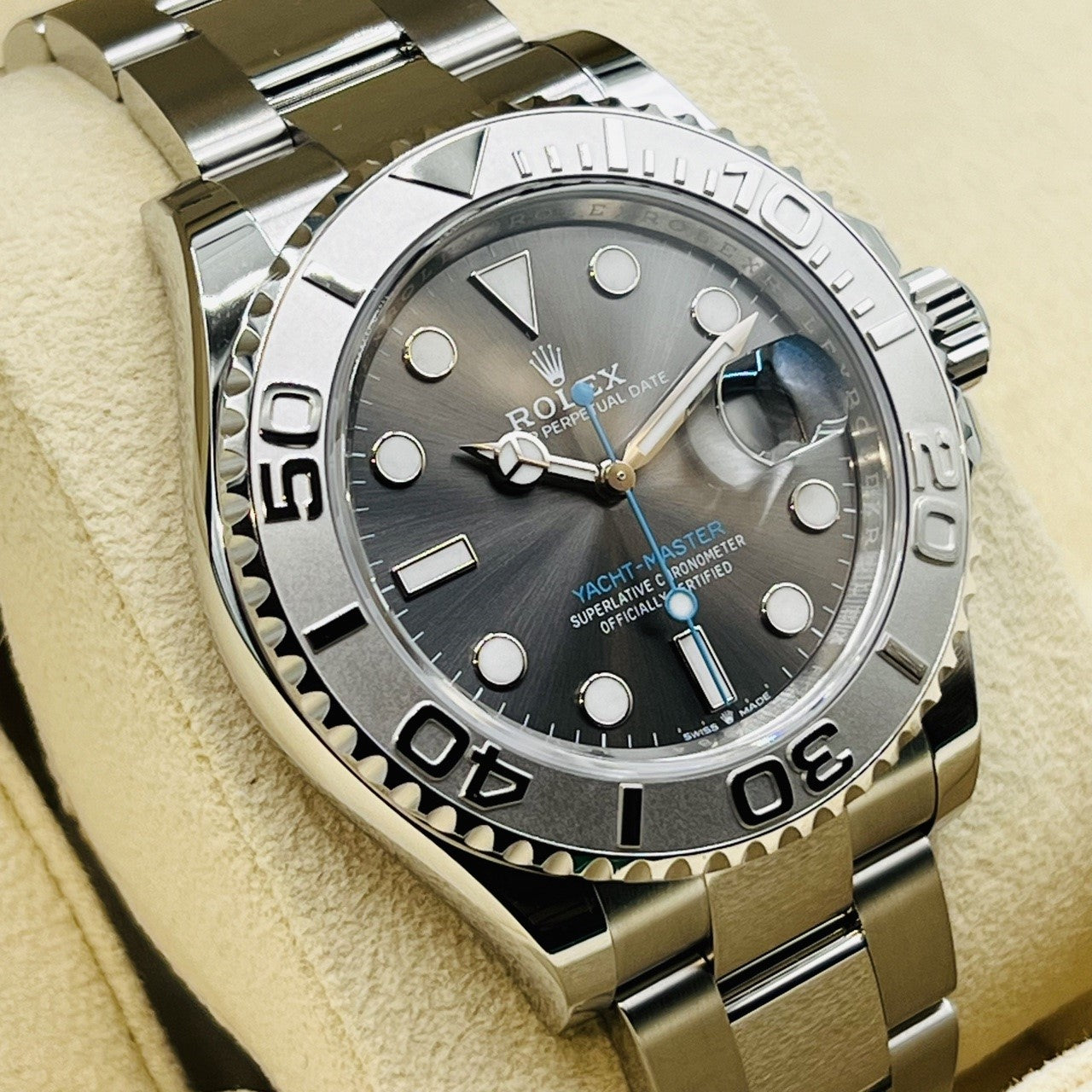 プレオウンド ロレックス ヨットマスター 126622 オイスターブレスレット ダークロジウム 40mm
