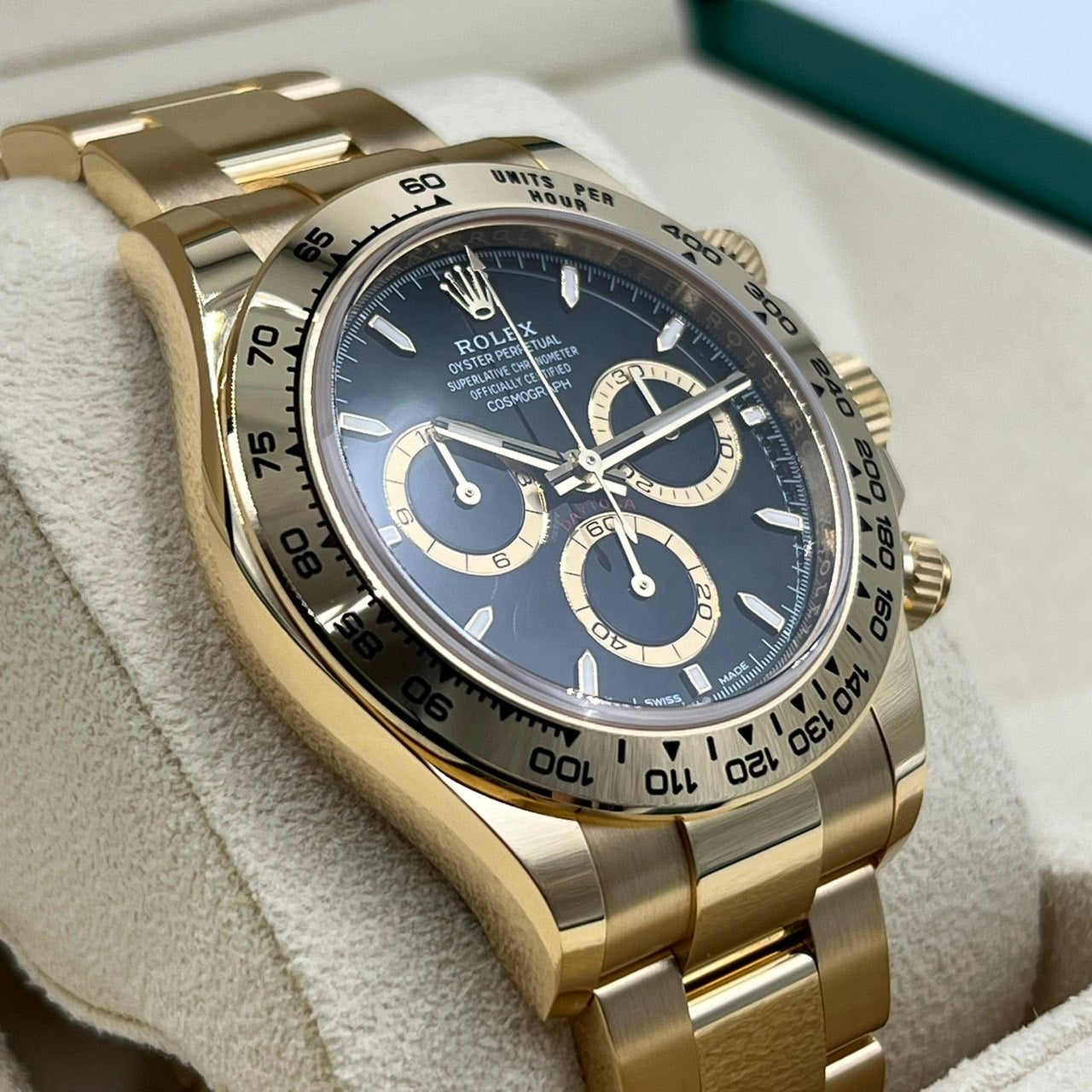 Rolex Daytona 126508 Black x Champagne 40mm