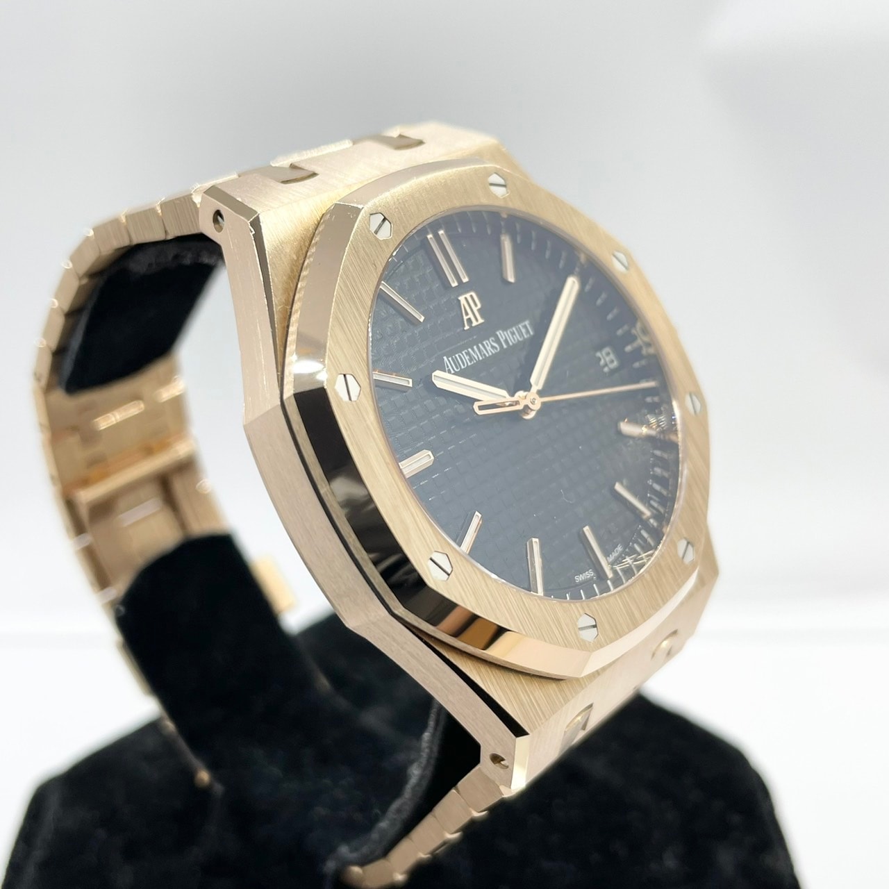 ★최종 가격★Audemars Piguet Royal Oak Pink Gold 15500or.oo.1220or.01 Black 41mm