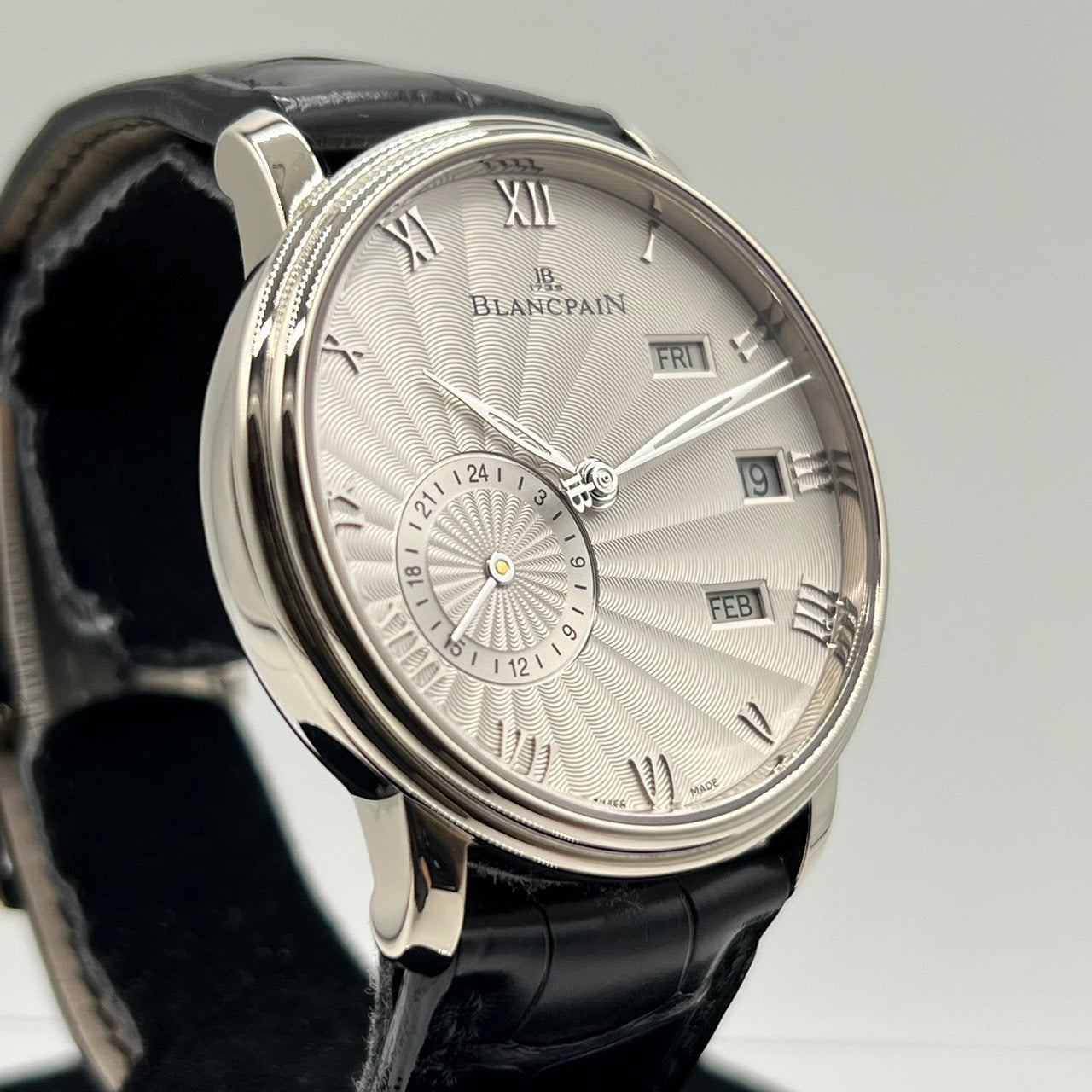 ★최종 가격★Blancpain Villerais 6670 1542 55b Silver 40mm