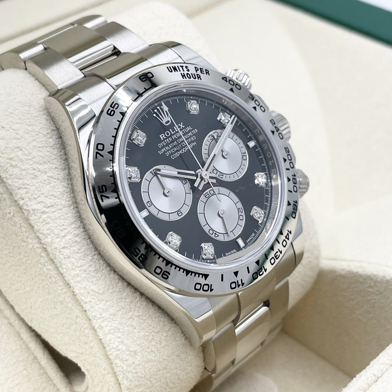 【2023 年新款】劳力士 Daytona 126509 亮黑钢镶钻 40mm