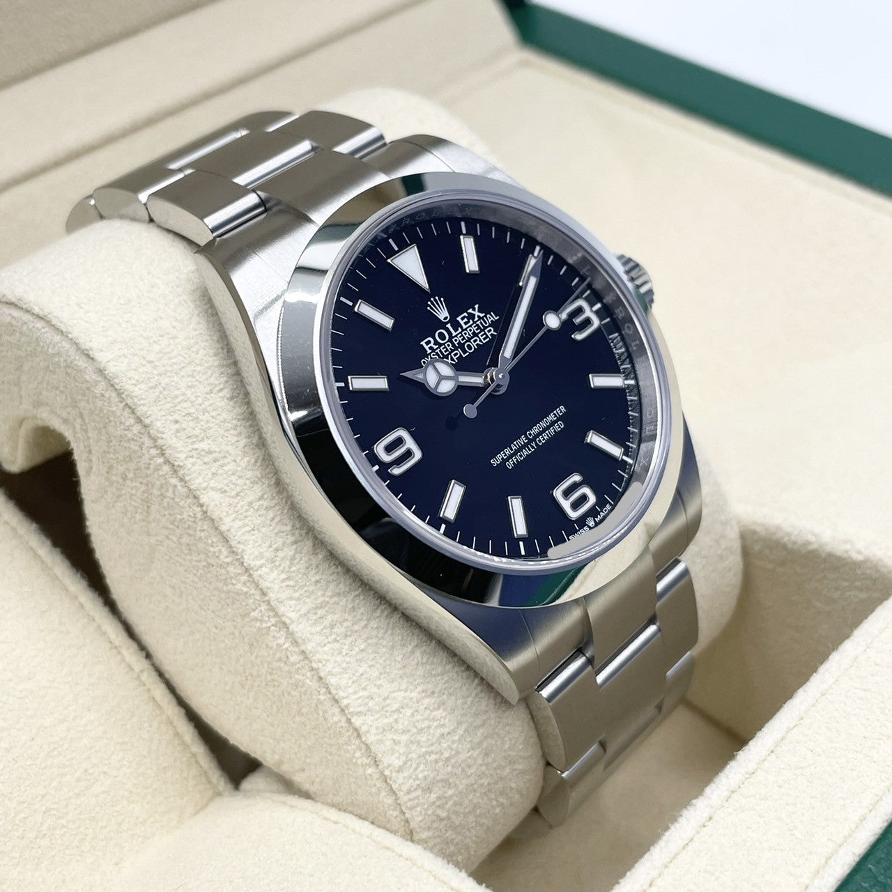 롤렉스 탐색기 224270 블랙 40mm