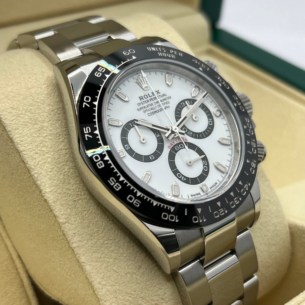 プレオウンド ロレックス デイトナ 116500LN オイスターブレスレット ホワイト 40mm