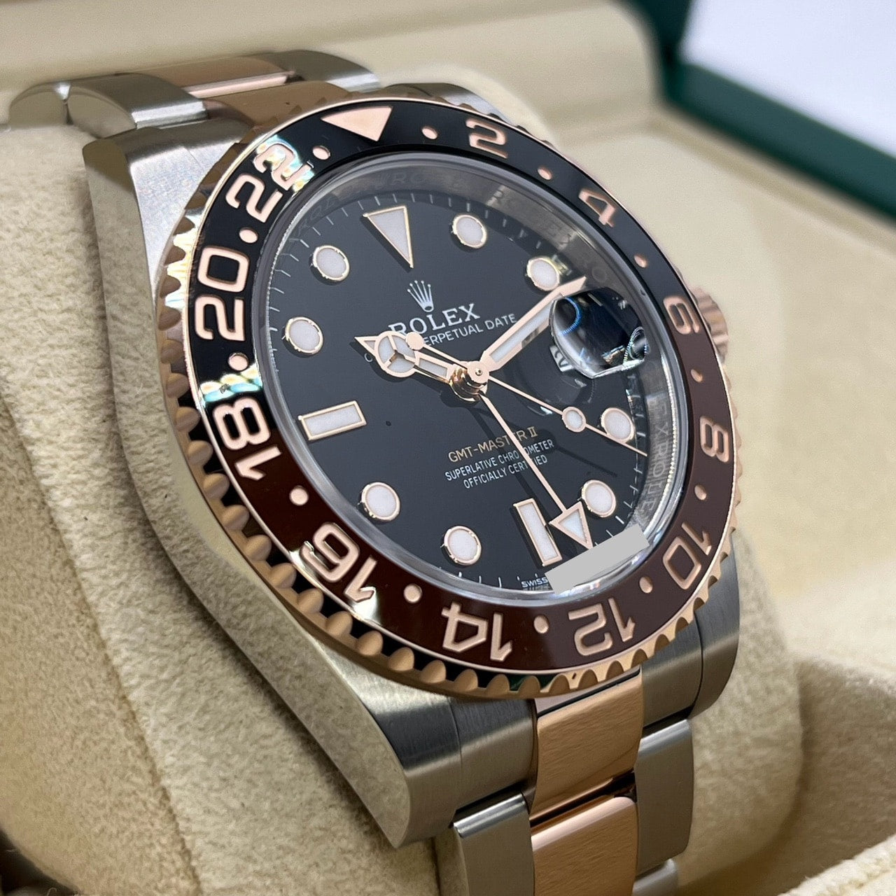 롤렉스 GMT 마스터 II 126711CHNR 굴 팔찌 40mm