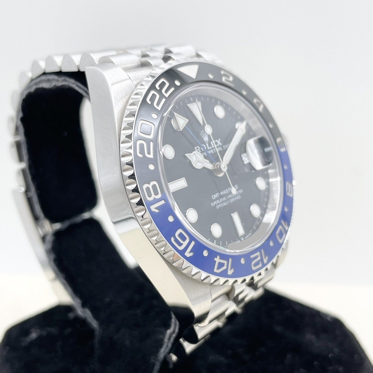 롤렉스 GMT 마스터 II 126710BLNR 배트맨 40mm 스테인리스 스틸 희년 팔찌