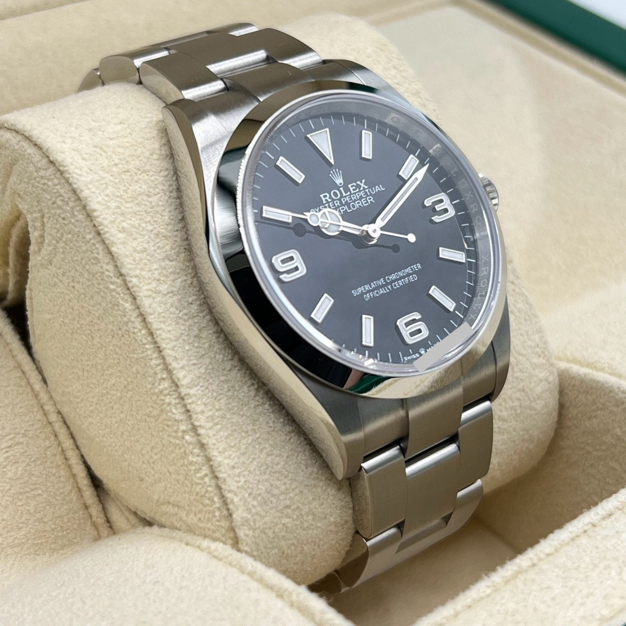 Pre-Owned Rolex Explorer I 124270 Black 36mm