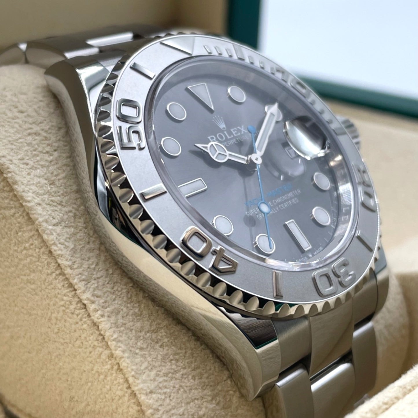 劳力士 Yacht-Master 126622 蚝式手链 黑铑 40 毫米