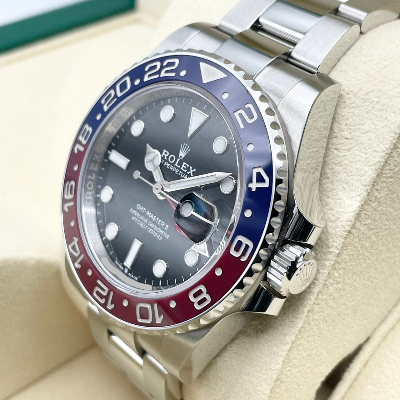 Rolex GMT Master II 126710BLRO Oyster Bracelet Black Pepsi