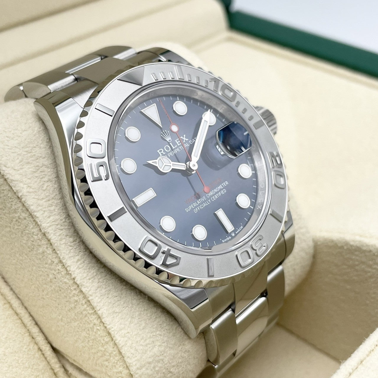 劳力士 Yacht-Master 126622 蚝式手链 亮蓝色 40 毫米