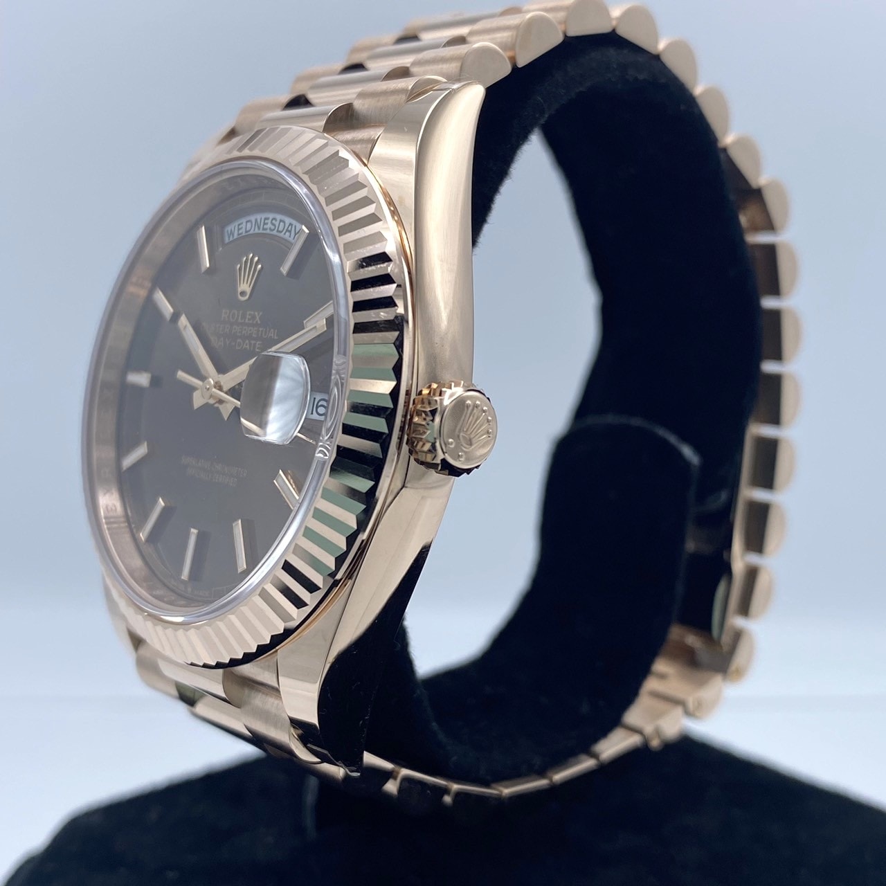 プレオウンド ロレックス デイデイト 228235 エバーローズゴールド チョコレート ブラウン 40mm