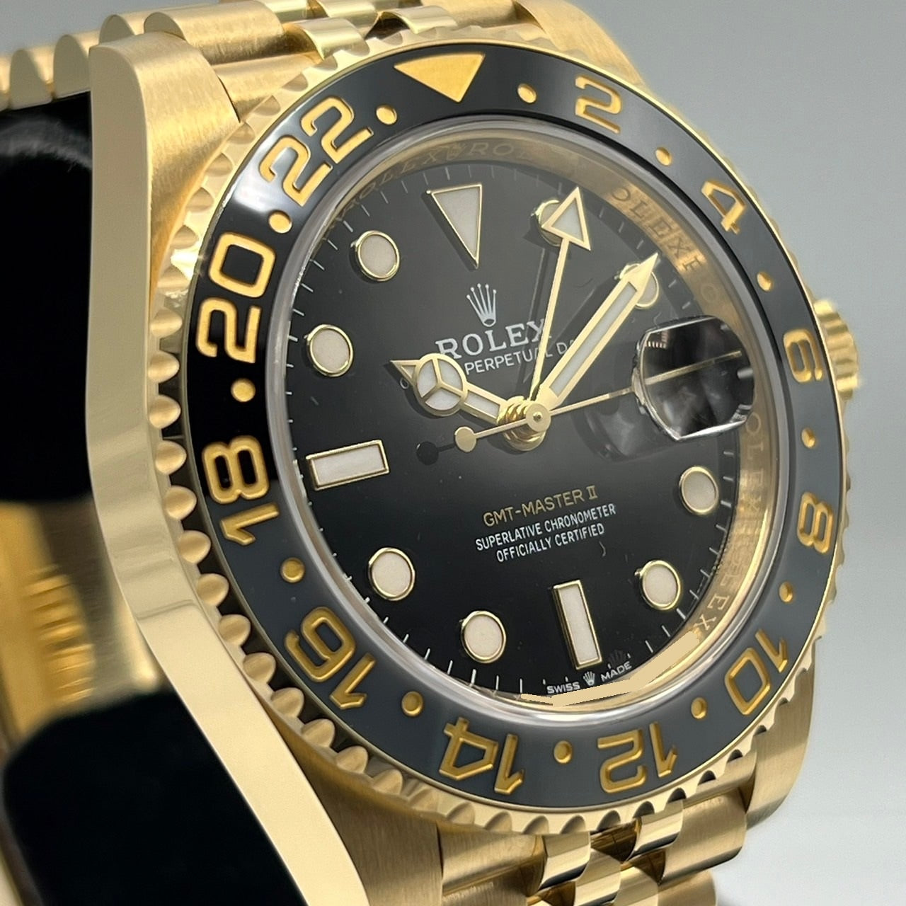 Rolex GMT Master II 126718GRNR Jubilee Bracelet Black