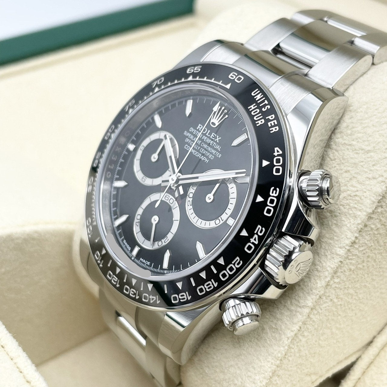 劳力士 Daytona 126500LN 蚝式手链 黑色 40 毫米