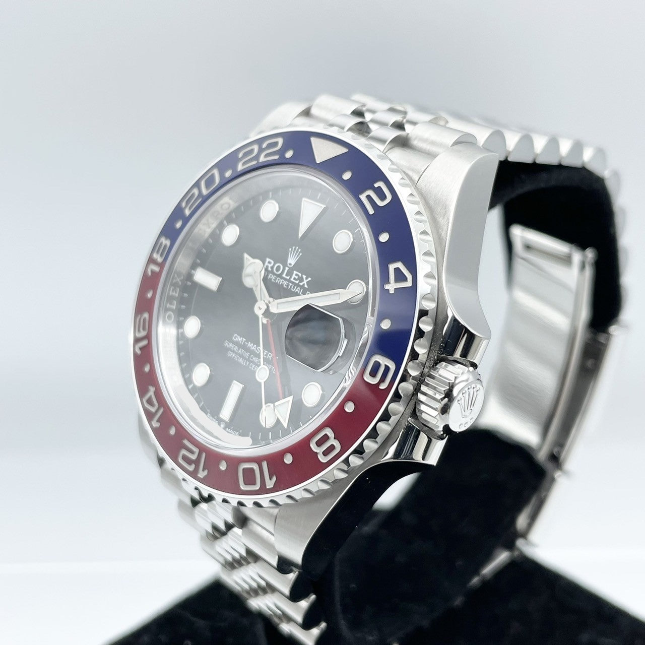 롤렉스 GMT 마스터 II 126710Blro Jubilee 팔찌 검은 40mm