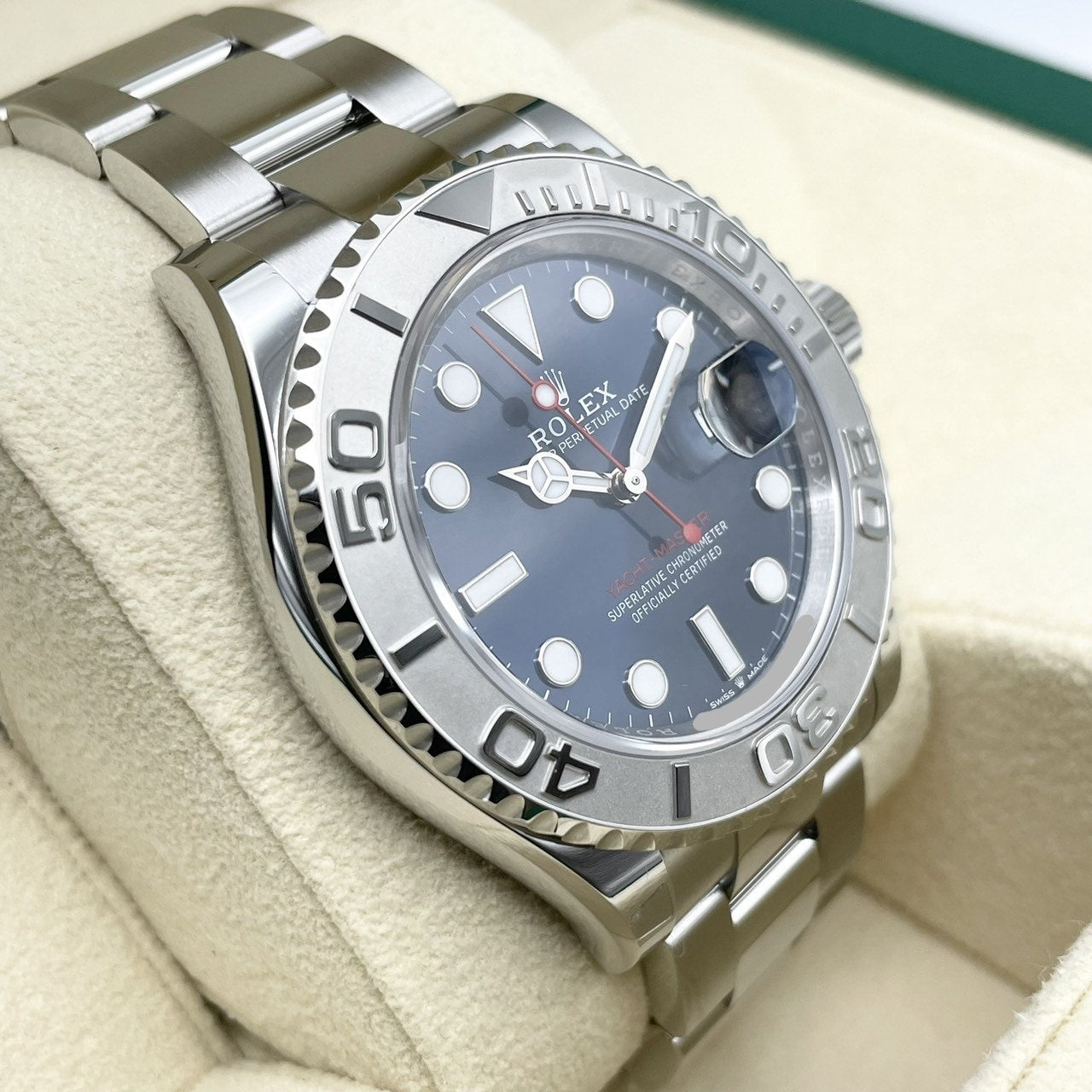 劳力士 Yacht-Master 126622 蚝式手链 亮蓝色 40 毫米