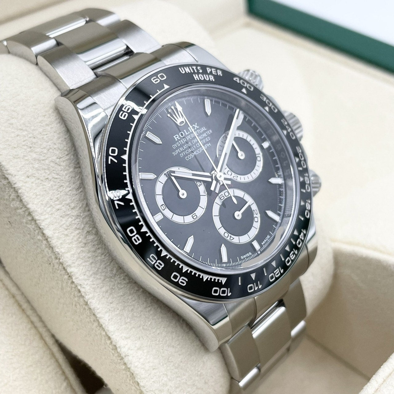 劳力士 Daytona 126500LN 蚝式手链 黑色 40 毫米
