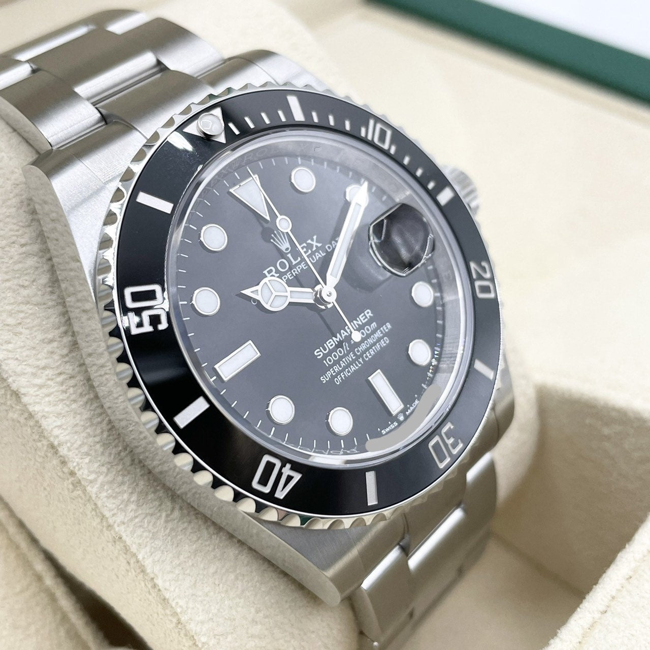 사전 소유 롤렉스 서브 마리너 날짜 126610ln 검은 색 41mm