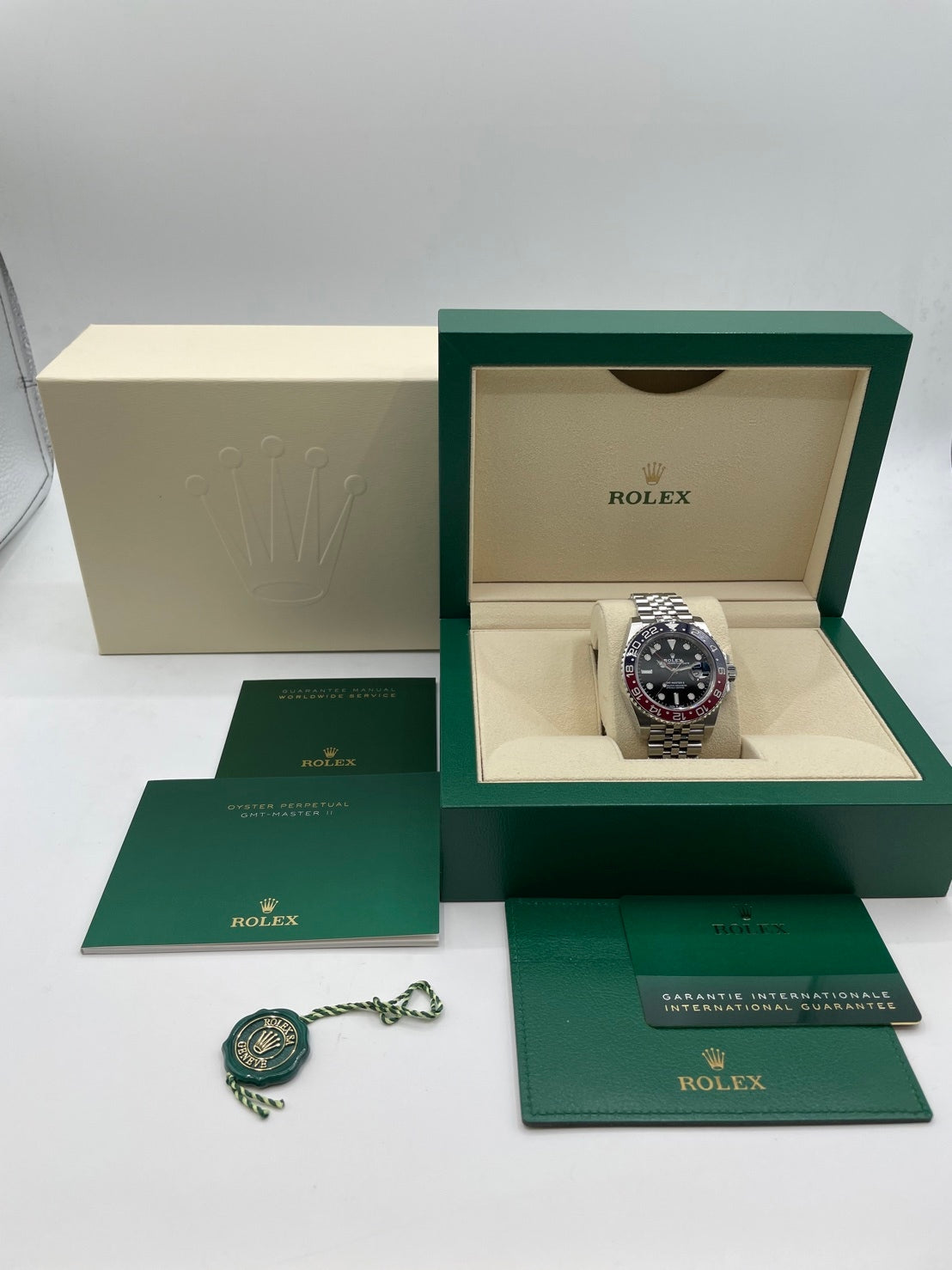 롤렉스 GMT 마스터 II 126710Blro Jubilee 팔찌 검은 40mm