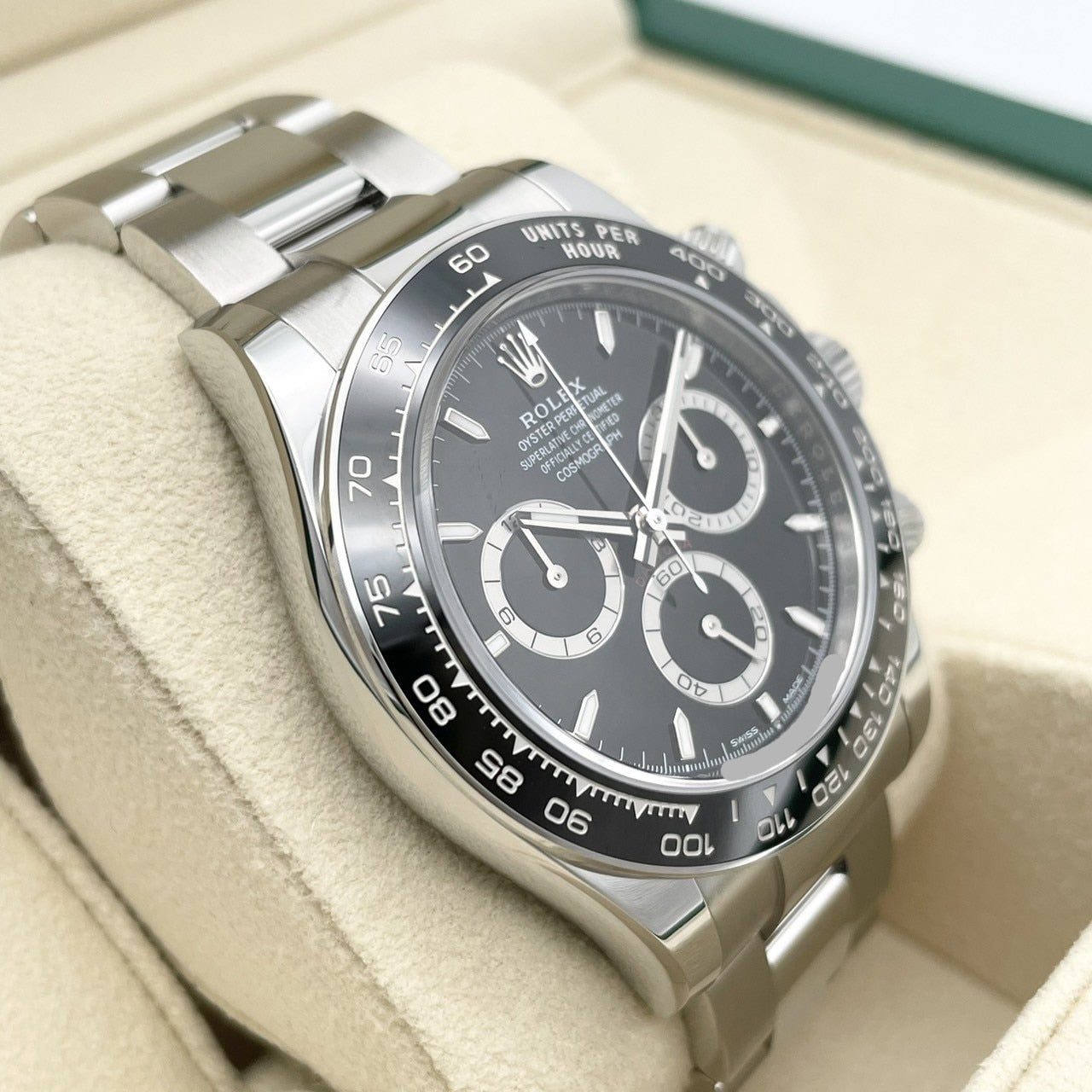 劳力士 Daytona 126500LN 蚝式手链 黑色 40 毫米