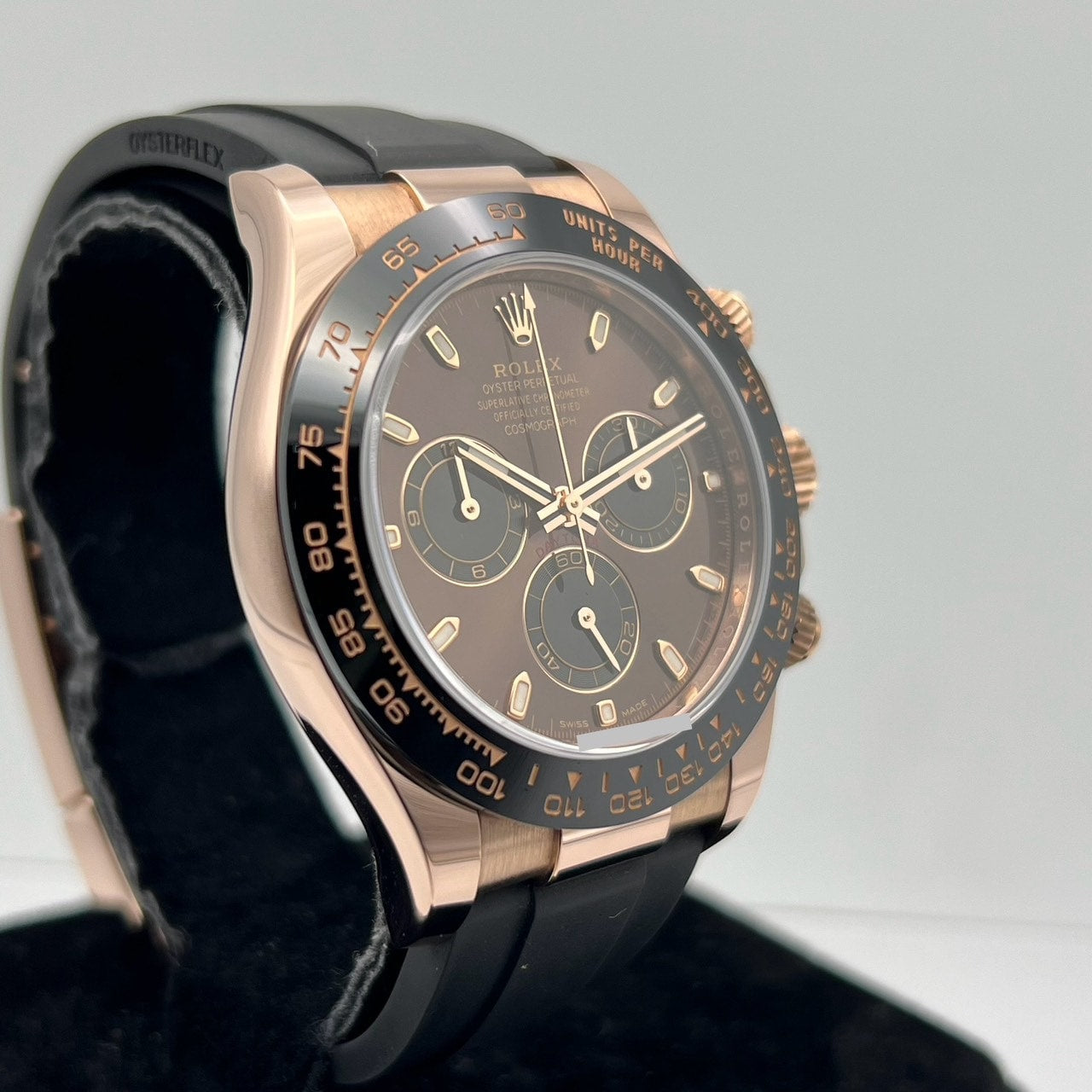 プレオウンド ロレックス デイトナ 116515LN ブラックラバーベルト チョコレート&ブラック 40mm