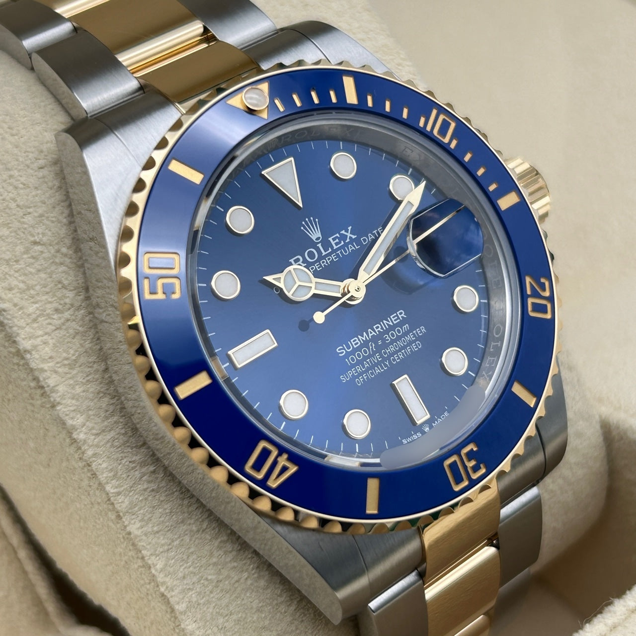 プレオウンド ロレックス サブマリーナーデイト 126613LB オイスターブレスレット ロイヤルブルー 41mm