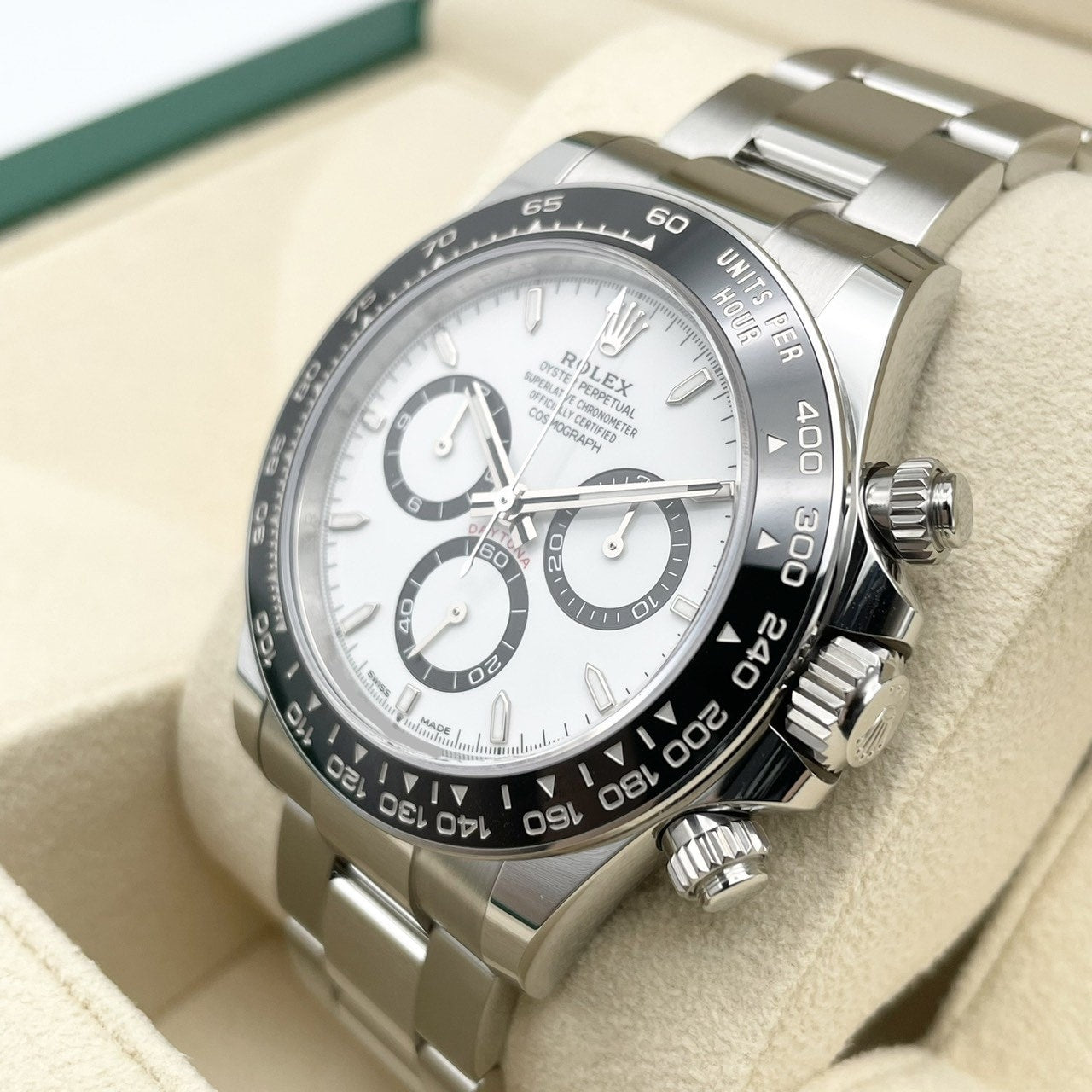 プレオウンド ロレックス デイトナ 126500LN ホワイト 40mm ステンレススチール オイスターブレス