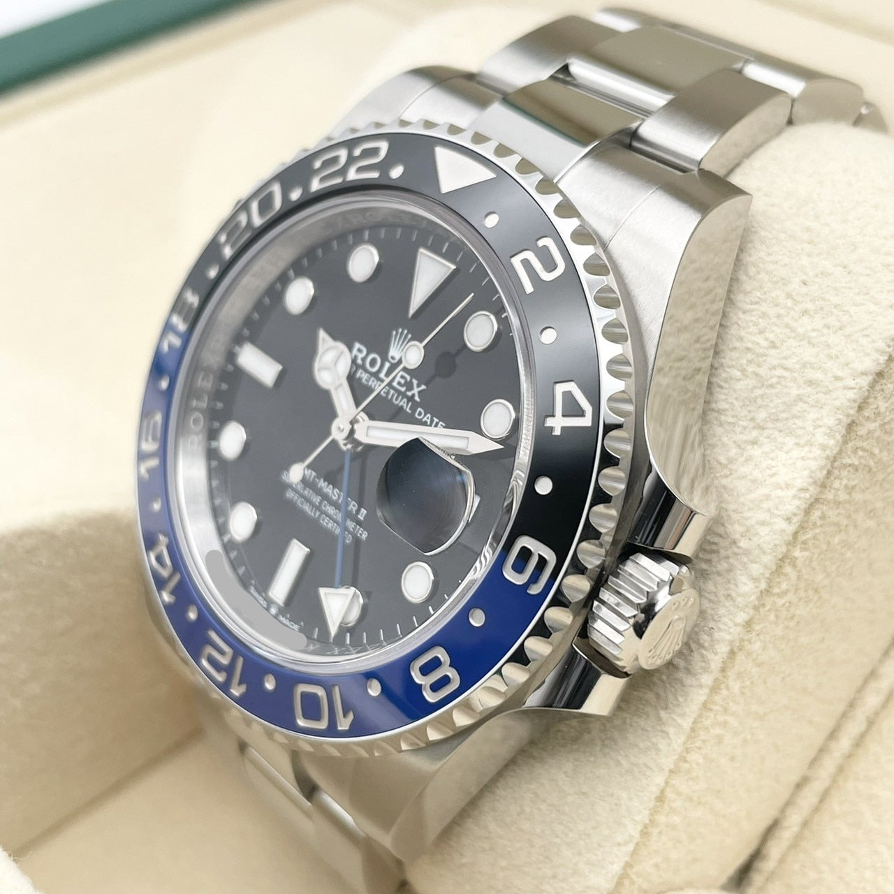 롤렉스 GMT 마스터 II 126710BLNR 굴 팔찌 검은 배트맨 40mm