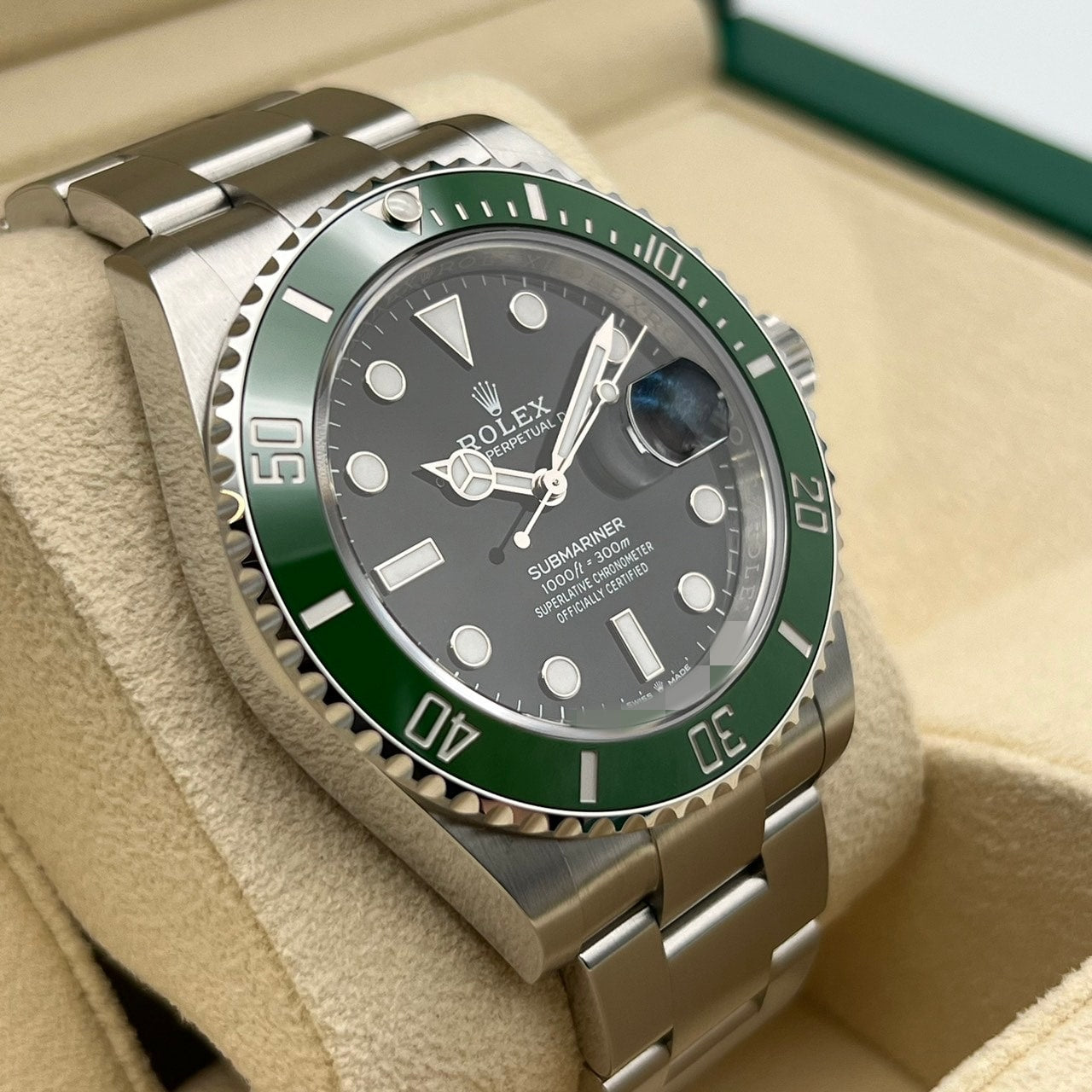Pre-Owned [Summer preparation! Support price! Payment in May 2024! 】Rolex Submariner Date 126610LV Oyster Bracelet Black Green 41mm