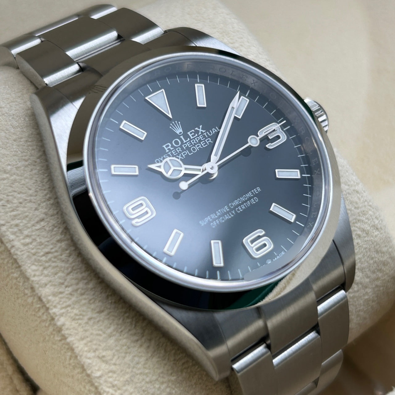 プレオウンド ロレックス エクスプローラーI 124270 ブラック 36mm