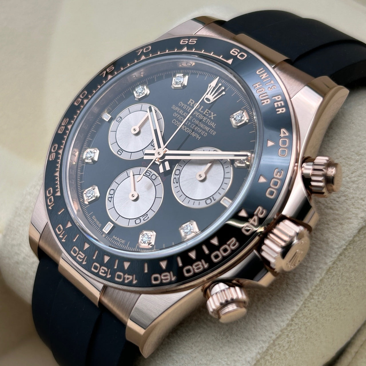 劳力士 Daytona 126515LNG 亮黑色和 Sundust 40 毫米