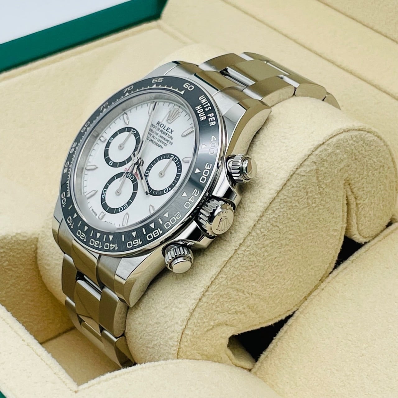 劳力士 Daytona 126500LN 白色 40 毫米不锈钢牡蛎手链
