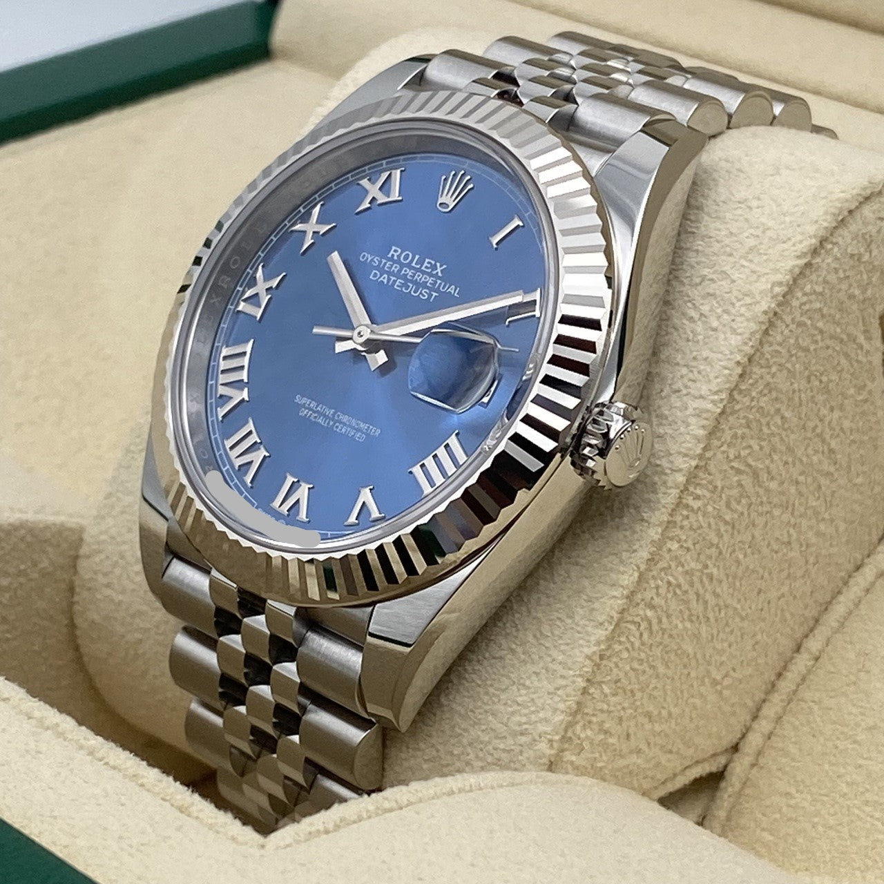 プレオウンド ロレックス デイトジャスト 126334 アズーロブルー ジュビリーブレス 41mm
