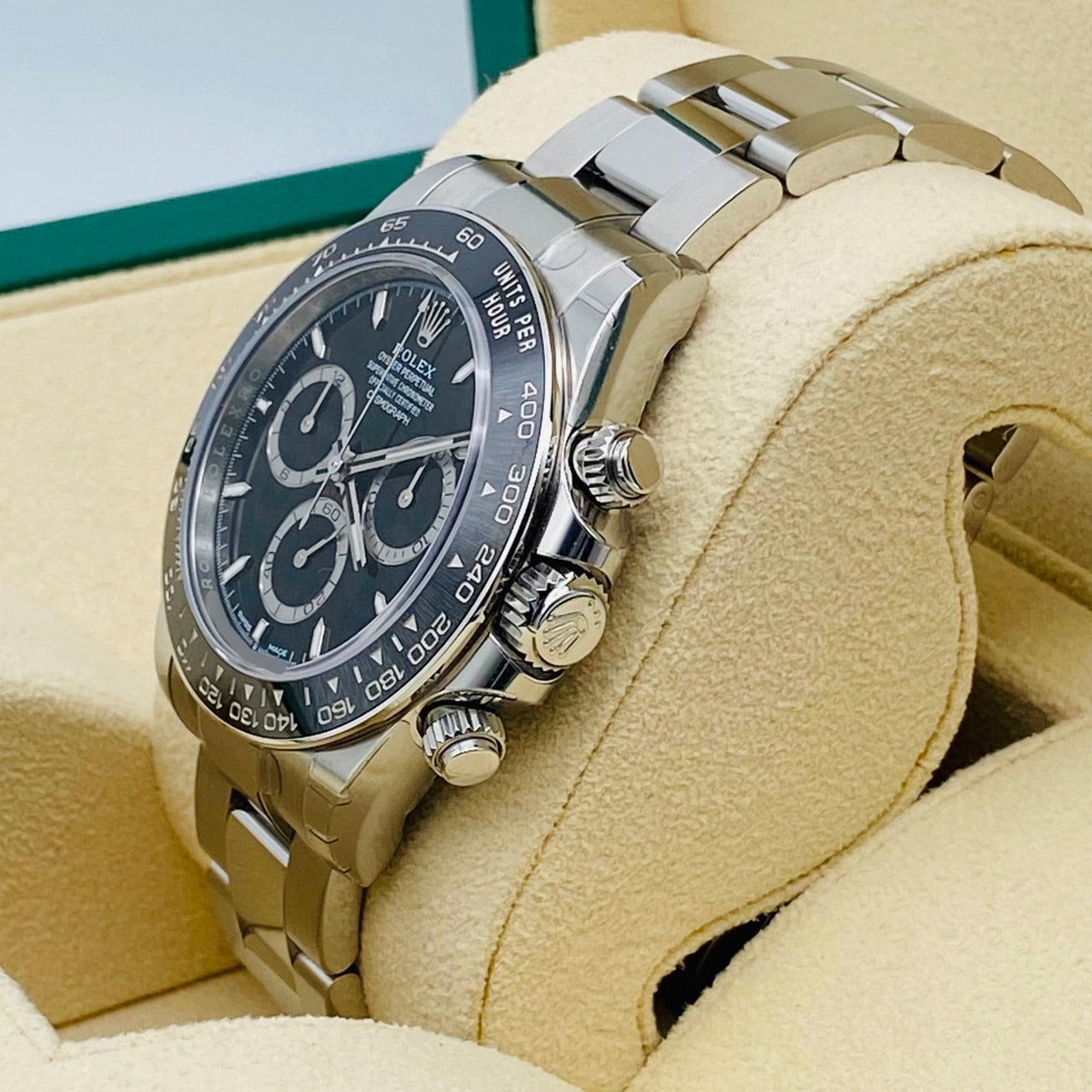 プレオウンド ロレックス デイトナ 126500LN ブラック 40mm ステンレススチール オイスターブレス