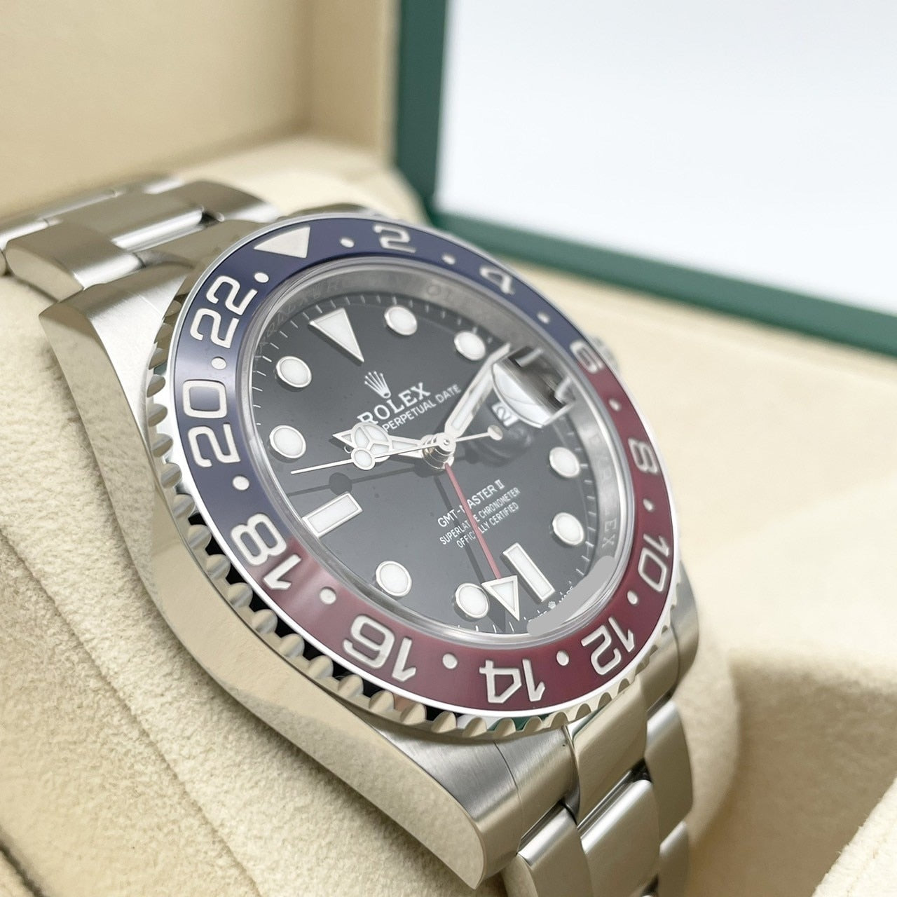 Rolex GMT Master II 126710BLRO Oyster Bracelet Black 40mm