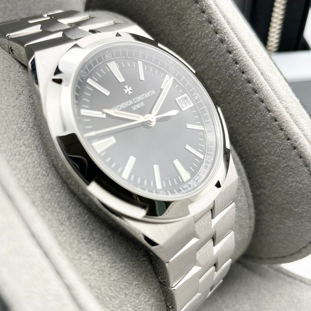 Vacheron Constantin 해외 4520V/210A-B483 스테인레스 스틸 블랙 41mm