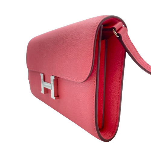 Hermes Constance Tugo W20 Rose Azare Ever Color Silver Metal Fittings B 조각.
