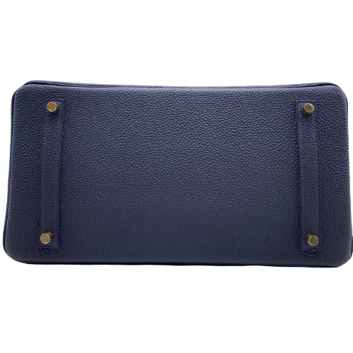 Hermes Birkin 35 Brunuit Togo Gold 하드웨어 W는 새겨 져 있습니다