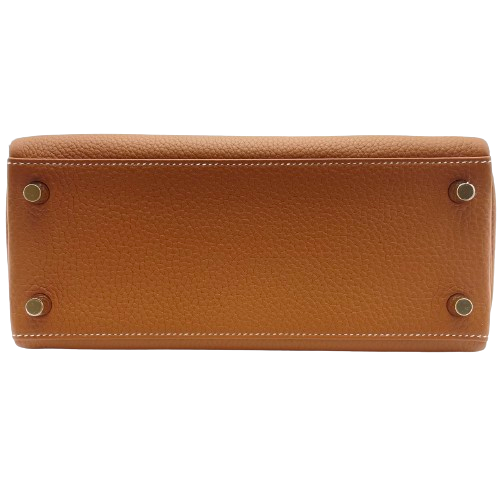 Hermes Kelly 25 金色 Togo 金色五金件 W 雕刻