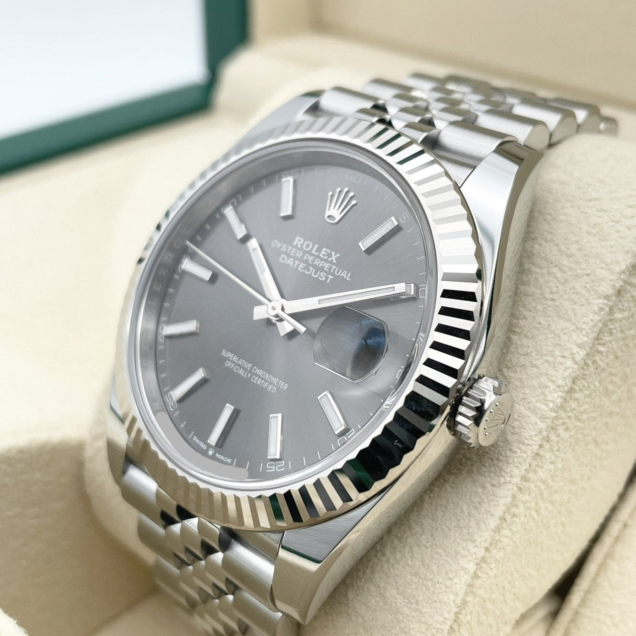 プレオウンド ロレックス デイトジャスト 126334 スレートジュビリーブレスレット 41mm
