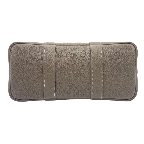 プレオウンド エルメス ガーデンパーティー TPM べトン/エトゥープ トワル/ネゴンダ シルバー金具 W刻印
