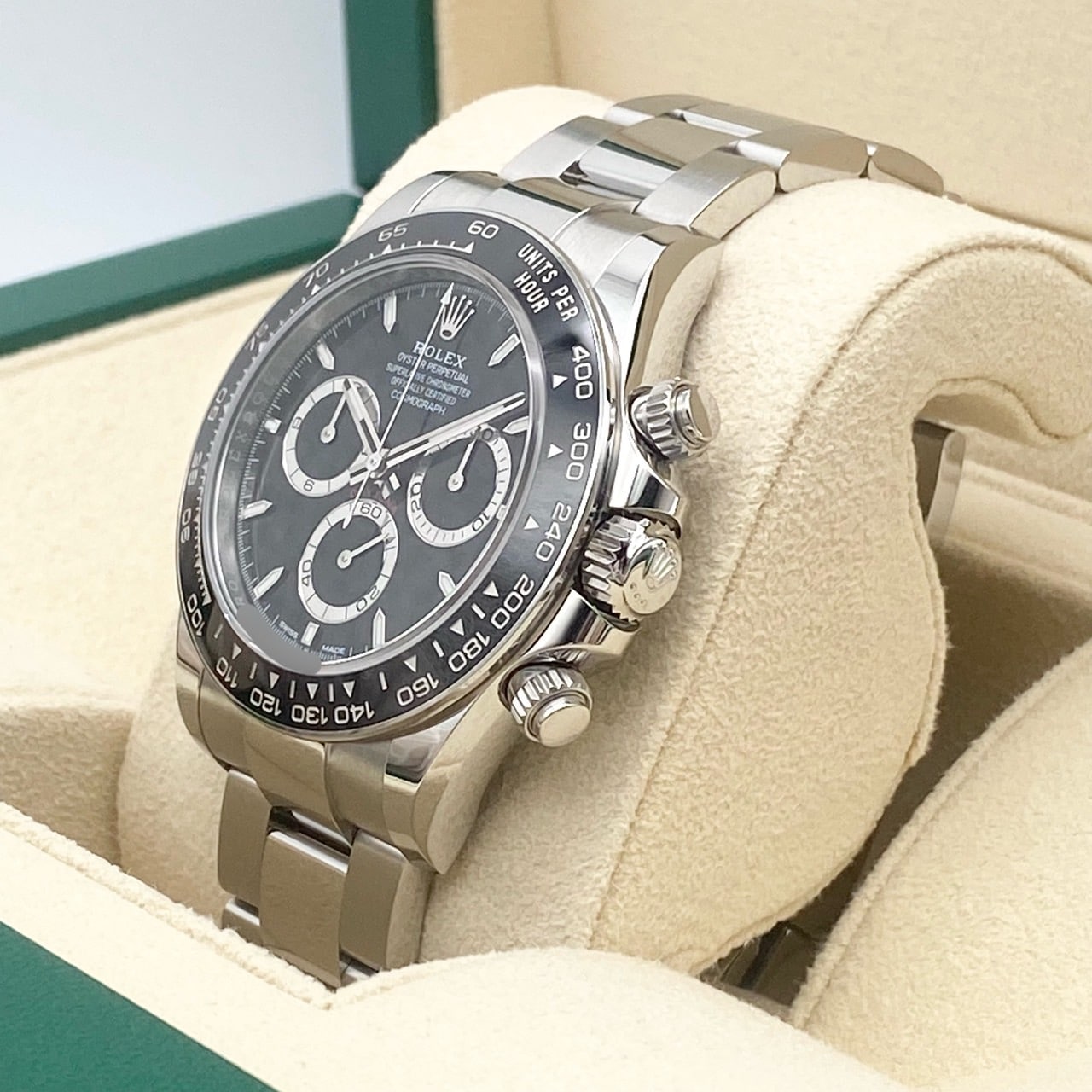 プレオウンド ロレックス デイトナ 126500LN ブラック ステンレススチール オイスターブレス 40mm